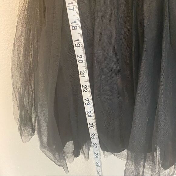 WEISSMAN Balera Dance Costume black tutu skirt flocked mesh dress D9329 child LC - Picture 11 of 15